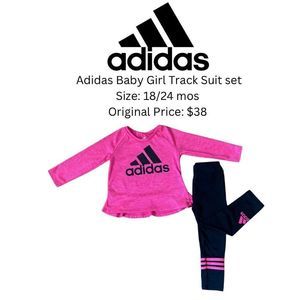 Adidas Baby Girl Track Suit Set